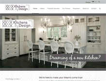 Tablet Screenshot of kitchensbydesign-mn.com